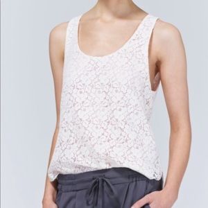 Aritzia Talula Betty's cream lace blouse size XS